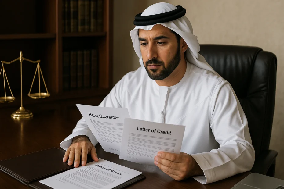 الضمانات البنكية والاعتمادات المستندية في صفقات دبي